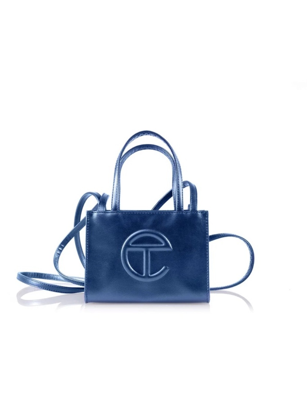 Telfar Small Cobalt Shopping Bag - Compact Crossbody